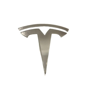Эмблема значок T капота Tesla Model 3 (M3) хром  1494949-00-A 149494900A 1494949 